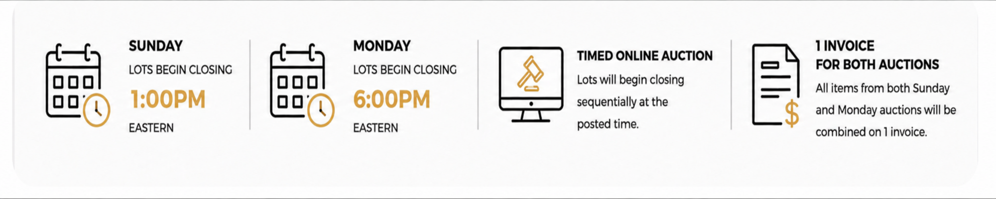 Encore-auction-times-updated